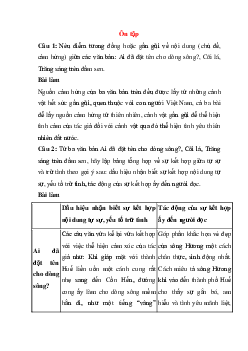 Soạn bài Ôn tập trang 35 | Ngữ văn 11 Chân trời sáng tạo