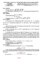 Đề Thi Tuyển Sinh 10 Toán Chuyên Sở GD Bắc Ninh 2025-2026 Có Đáp Án