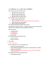 Câu hỏi ôn tập trắc nghiệm Triết học Mac - Lenin | Đại học Khoa học Tự Nhiên, Đại học Quốc gia Hà Nội