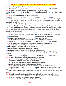 Đề thi thử tốt nghiệp sinh 2023 bám sát đề minh họa đề 6 (có đáp án và lời giải chi tiết)