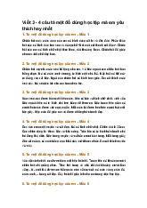 Viết 3 - 4 câu tả một đồ dùng học tập mà em yêu thích hay nhất