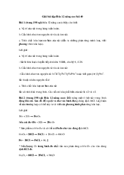 Hóa học 12 - Sắt