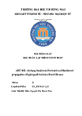 Sử dụng thuật toán Forward and Backward propagation để giải quyết bài toán Heart Disease | Bài thảo luận Lập trình python