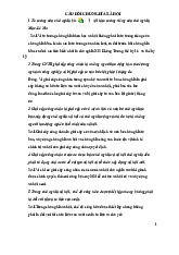 Câu Hỏi Ôn Tập môn Chủ nghĩa xã hội khoa học | Trường Đại học Tôn Đức Thắng