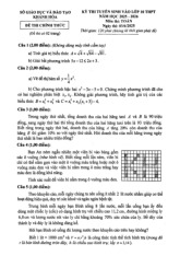 Đề tuyển sinh lớp 10 môn Toán năm 2025 – 2026 sở GD&ĐT Khánh Hòa