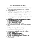 Ngân hàng Câu hỏi trắc nghiệm học phần II | Bài tập môn giáo dục quốc phòng và an ninh học phần II Trường đại học sư phạm kĩ thuật TP. Hồ Chí Minh