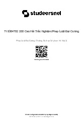 Câu hỏi trắc nghiệm môn Pháp luật đại cương | Trường Đại học Sư phạm Hà Nội 2