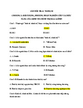 Câu hỏi Trắc Nghiệm Chương 1 Kinh Tế Chính Trị | Kinh tế chính trị Mác - Lênin | Đại học Tôn Đức Thắng