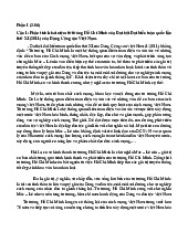 Đề cương tham khảo Môn Tư tưởng Hồ Chí Minh | Trường Đại học Kinh tế, Đại học Huế