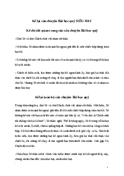 Văn mẫu Kể lại câu chuyện Bài học quý | Kết nối tri thức