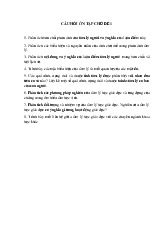 Câu hỏi ôn tập chủ đề 1 môn Tâm lý học giáo dục | Trường Đại học Sư phạm, Đại học Đà Nẵng