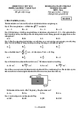 Đề khảo sát Toán 9 tháng 5 năm 2025 phòng GD&ĐT Việt Yên – Bắc Giang