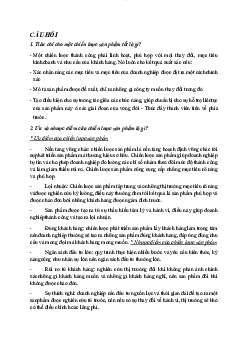 Tiêu chí cho một chiến lược sản phẩm tốt là gì?
