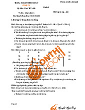 Buổi 1: Bài tập cung – cầu môn Kinh tế vi mô | Trường Đại học Kinh Tế Quốc Dân