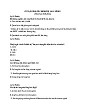 Trắc nghiệm Kinh tế chính trị Mác Lênin | Đại học Thương Mại