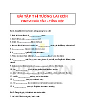 Bài tập Thì tương lai đơn