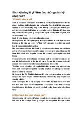 Sách kỹ năng là gì? Nên đọc những sách kỹ năng nào?