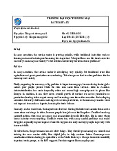 Bài thi giữa kỳ Tiếng Anh thương mại | Đại học Thương Mại