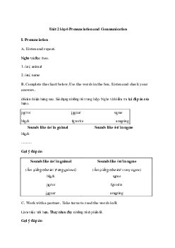 Tiếng Anh 6 Unit 2: Pronunciation and Communication | Explorer English