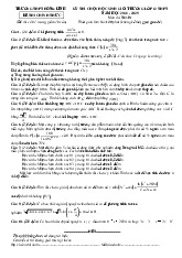 Đề chọn học sinh giỏi Toán 12 năm 2024 – 2025 trường THPT Hồng Lĩnh – Hà Tĩnh