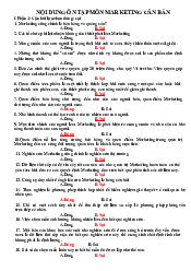 Marketing căn bản - Nguyên lý marketing | Trường Đại học Công nghệ, Đại học Quốc gia Hà Nội