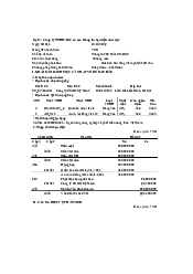 Bài tập Kế toán trên máy Vi tính - Kế toán tài chính | Đại học Lâm Nghiệp