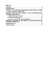 Tiểu luận kinh tế vĩ mô tác động của đại dịch COVID - 19 đến Việt Nam