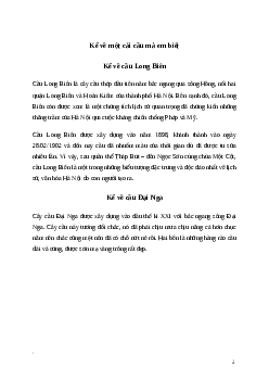 Văn mẫu Kể về một cái cầu mà em biết | Kết nối tri thức