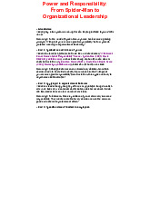 Power and Responsibility:From Spider-Man to Organizational Leadership môn Principle of Management | Trường Đại học Quốc tế, Đại học Quốc gia Thành phố Hồ Chí Minh