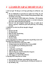 Đề cương ôn tập môn Tin học cơ sở | Trường Đại học Hải Phòng