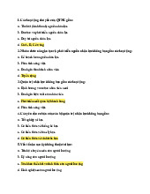 Tài liệu ôn thi môn Quản trị nhân lực | Học viện Công Nghệ Bưu Chính Viễn Thông