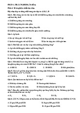 Câu hỏi trắc nghiệm ôn tập môn Khoa học tự nhiên lớp 6 (Kết nối tri thức)