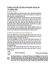 Chứng chỉ là gì? Sự khác nhau giữa chứng chỉ và chứng nhận