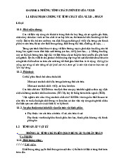 Chương 1; Những tính chất của vật liệu xây dựng | Môn Vật liệu xây dựng - Đại học Sư phạm Kỹ thuật Thành phố Hồ Chí Minh