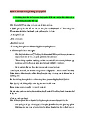 Đề cương Phân tích chủ thể và nguyên tắc cơ bản | Môn Công pháp quốc tế - Trường Cao đẳng Kinh tế - Kỹ thuật Công thương