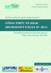 Tài liệu công thức và hàm microsoft excel 97-2013 | Trường Đại học Công Nghệ Đông Á
