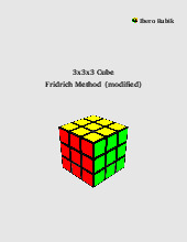 3x3x3 CubeFridrich Method (modiﬁed) | Tài liệu Tiếng anh