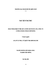Hoàn thiện quản trị lực lượng bán hàng của công ty cổ phần dược phẩm viễn thông | Trường Đại học Kinh Tế Quốc Dân