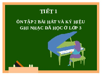 Giáo án điện tử Âm nhạc 1 bài 1 Chân trời sáng tạo : Ôn tập bài quốc ca việt nam