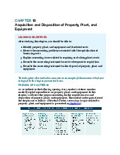 Chapter 10: Acquisition and disposition of Property, Plant, and Equipment môn Kinh tế tài chính | Đại học Kinh tế Thành phố Hồ Chí Minh