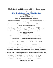 Bộ đề thi giữa học kì 1 lớp 5 năm 2024 - 2025 Có đáp án