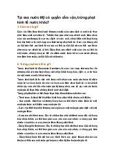 Tại sao nước Mỹ có quyền cấm vận, trừng phạt kinh tế nước khác?