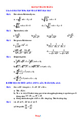 Bài Tập Toán 9 Tuần 6 Có Lời Giải Chi Tiết