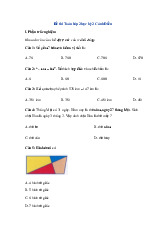 Đề thi cuối học kỳ 2 môn Toán lớp 2 năm học 2024 - 2025 - Đề số 4 | Bộ sách Cánh diều
