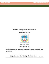 Xây dựng một doanh nghiệp cung cấp một loại sản phẩm dịch vụ nhất định | Bài tập lớn môn Quản lý học