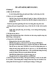 Ôn tập giữa kì Môn Hệ điều hành | Đại học Bách Khoa Hà Nội