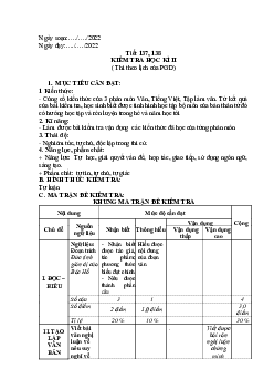 Đề thi học kì 2 môn Ngữ văn lớp 8 năm 2022 - 2023 - Đề 4