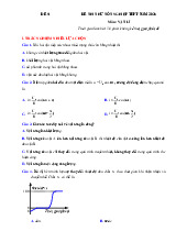 Đề thi thử tốt nghiệp THPT 2025 môn Vật lí bám sát đề minh họa - Đề 51