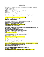 Trắc nghiệm chương 7 môn Thanh toán quốc tế | Học viện Nông nghiệp Việt Nam