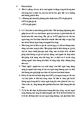 Tiền tệ và ngân hàng thuật ngữ môn Kinh tế vi mô | Trường Đại học Kinh Tế Quốc Dân